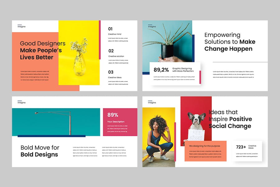 创意现代设计方案展示PPT模板 - 顶尖PPT