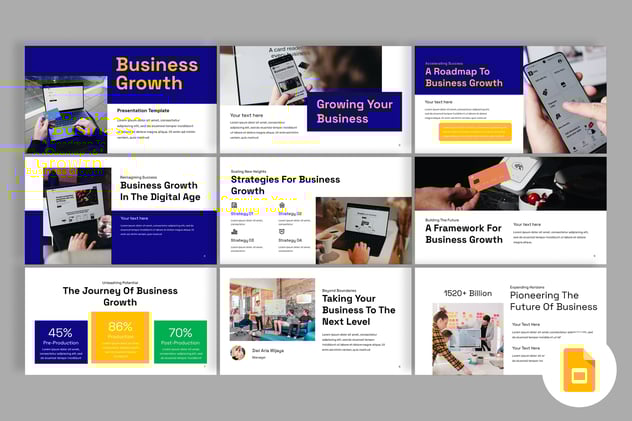 业务增长发展战略PPT模板 - 顶尖PPT