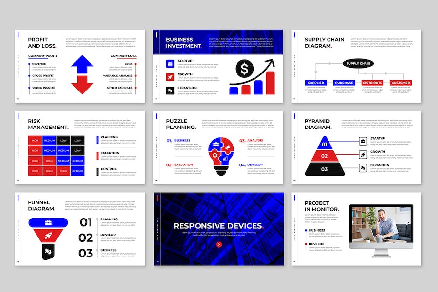 商务品牌建设方案展示PPT模板 Retry - 顶尖PPT