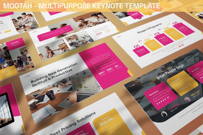 国外多用途商务keynote模板 - 顶尖PPT