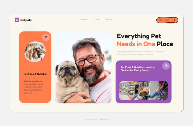 宠物店护理服务商业计划书Keynote模板 - 顶尖PPT