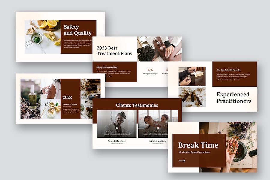 医疗诊疗替代方案展示PPT模板 - 顶尖PPT