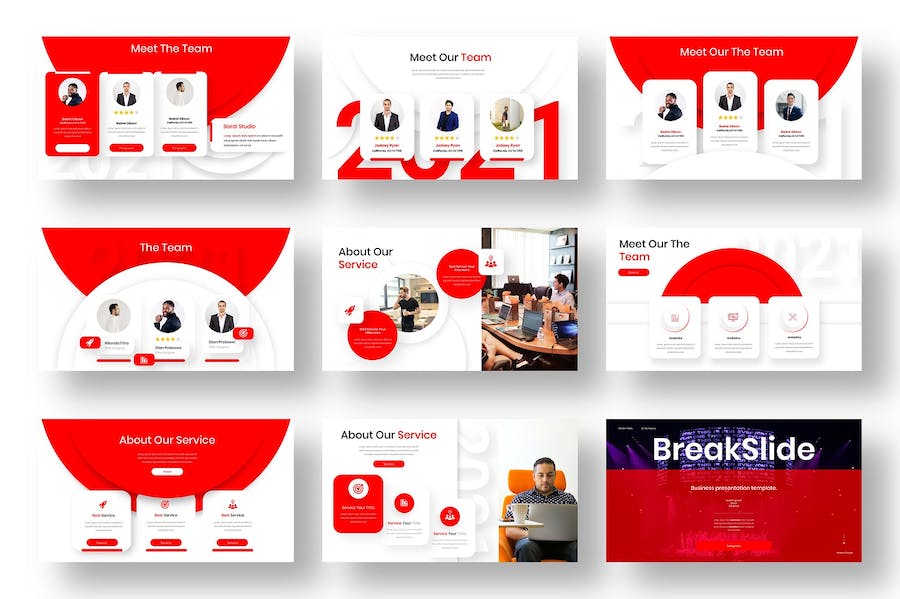 商务极简风品牌介绍展示PPT模板 - 顶尖PPT