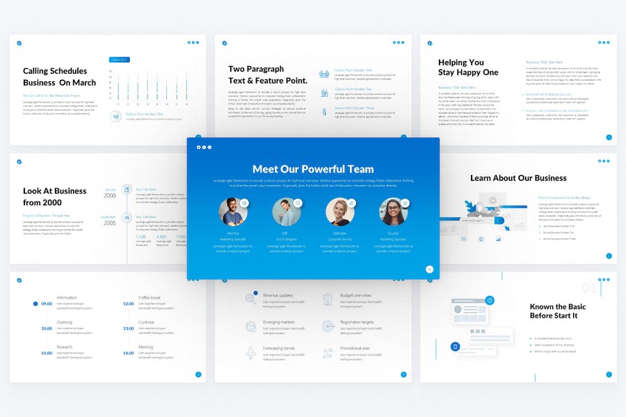 年度计划总结报告企业合作团队介绍商业通用PPT模板 - 顶尖PPT