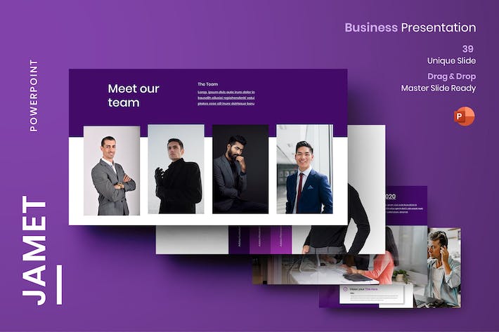 商务复古风业务汇报PPT模板 - 顶尖PPT