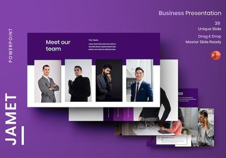 商务复古风业务汇报PPT模板 - 顶尖PPT