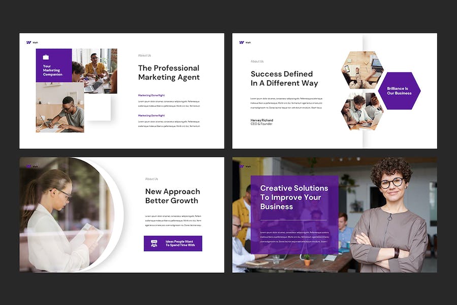 商业营销主题keynote模板模板 - 顶尖PPT