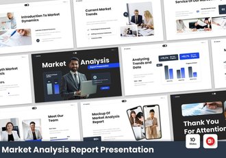 市场竞争分析调研报告PPT模板 - 顶尖PPT