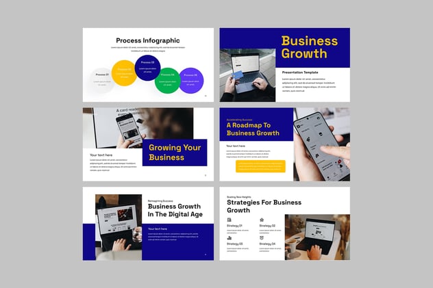 业务增长发展战略PPT模板 - 顶尖PPT