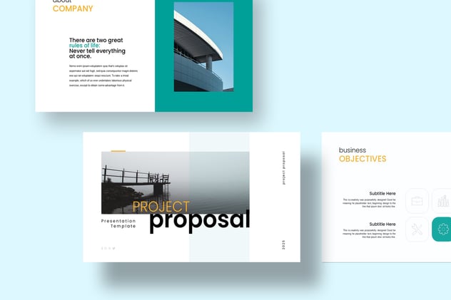 项目提案商业计划书Keynote模板 - 顶尖PPT