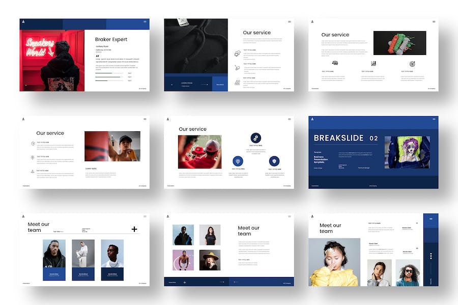 业务展示PPT模板 - 顶尖PPT