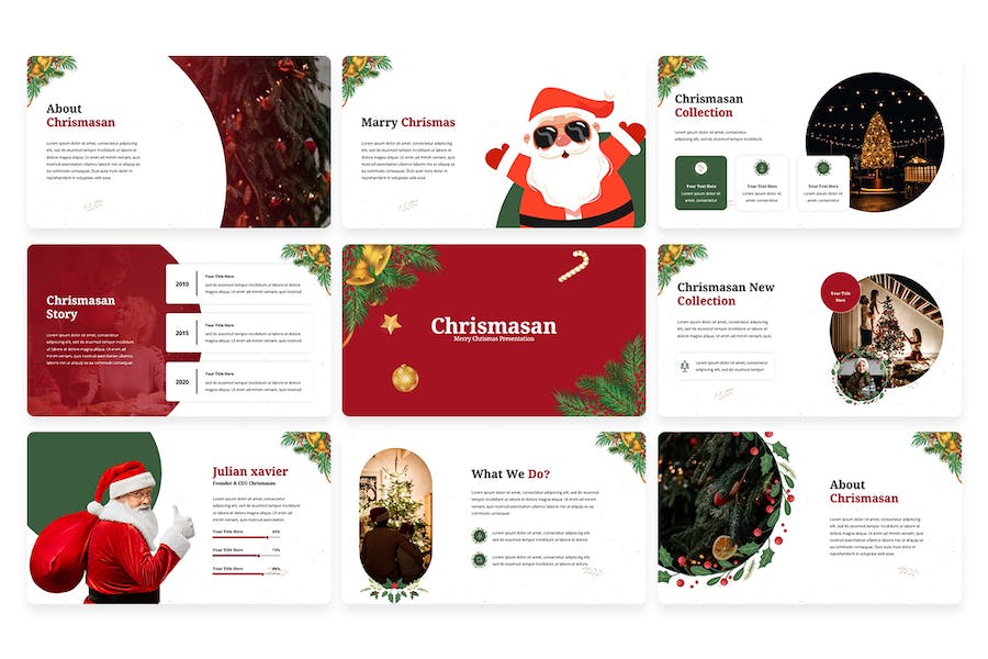 圣诞节活动策划营销PPT模板 - 顶尖PPT