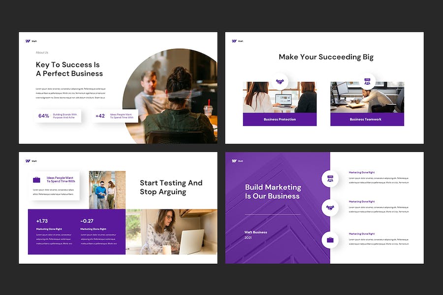 商业营销主题keynote模板模板 - 顶尖PPT