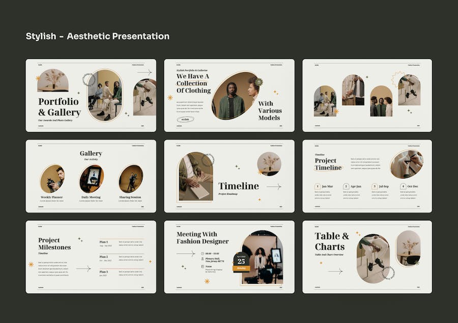 时尚服装品牌推介讲述Keynote模板 - 顶尖PPT