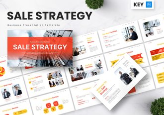 商务销售策略市场分析转化技巧Keynote模板 - 顶尖PPT