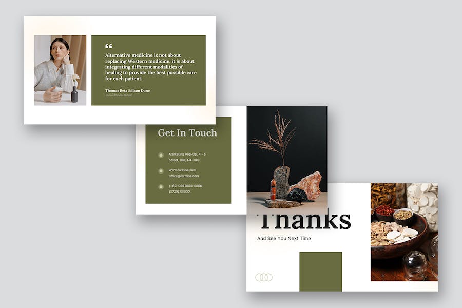 医疗诊疗替代方案展示PPT模板 - 顶尖PPT