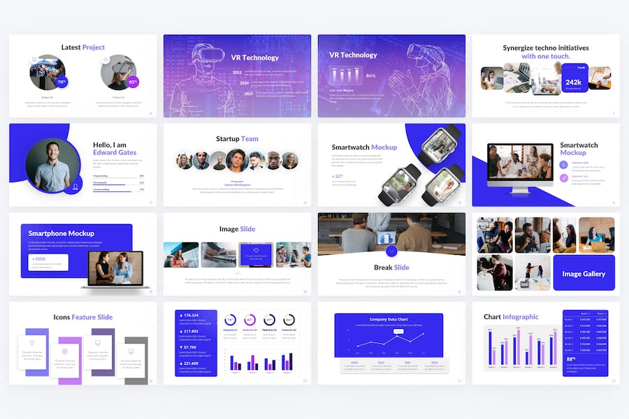 创业公司介绍融资分析国外PPT模板 - 顶尖PPT