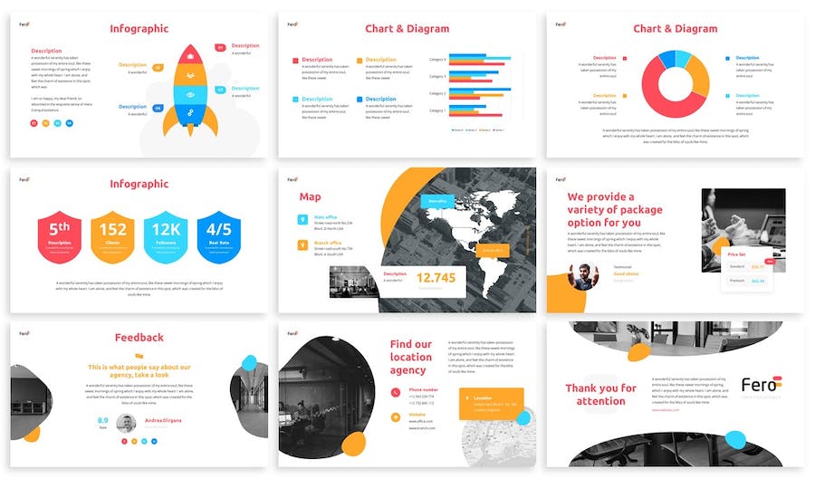 创意多用途设计应用展示Keynote模板 - 顶尖PPT