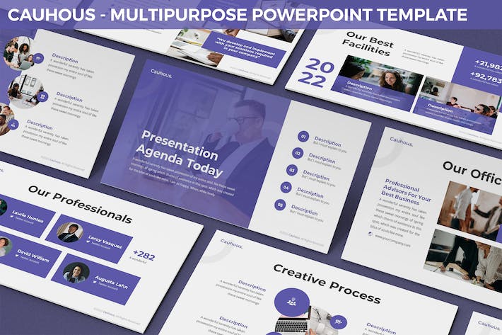 国外商业商务企业介绍总结汇报PPT模板 - 顶尖PPT