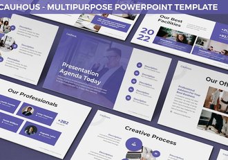 国外商业商务企业介绍总结汇报PPT模板 - 顶尖PPT