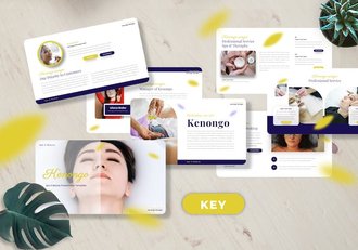 美容spa服务项目推介方案Keynote模板 - 顶尖PPT