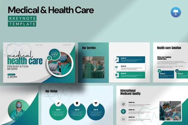 医疗会议报告项目介绍keynote模板 - 顶尖PPT