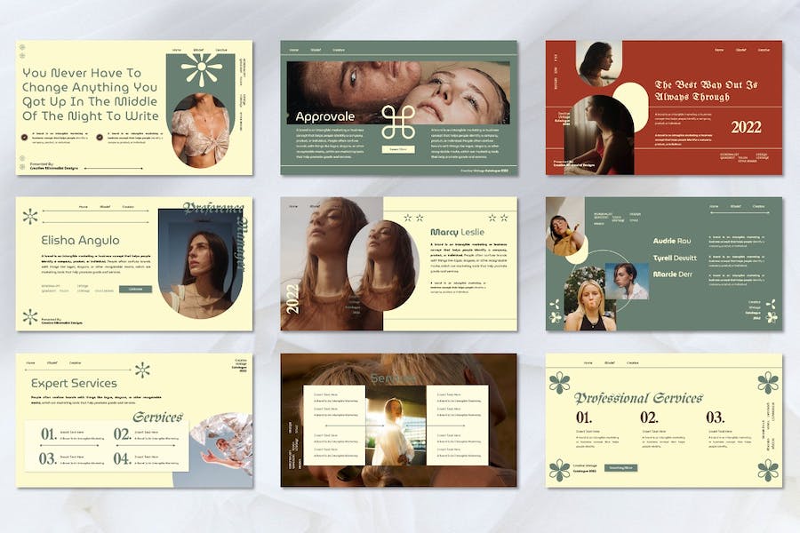 复古风格书籍古董展示讲座PPT模板 - 顶尖PPT