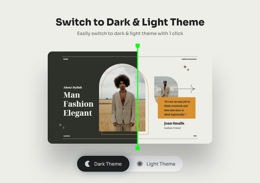 时尚服装品牌推介讲述Keynote模板 - 顶尖PPT