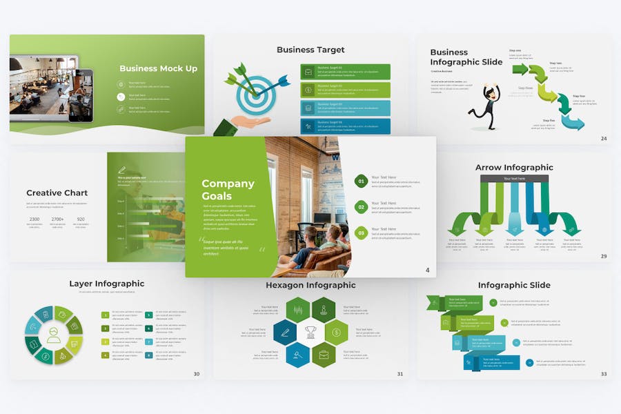 环保委员会商业主题keynote模板 - 顶尖PPT