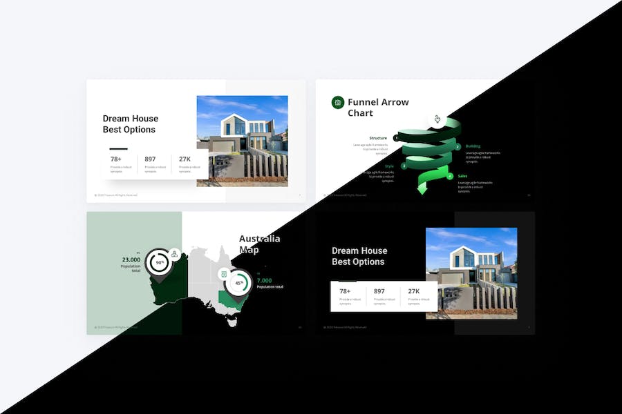 精美大气房地产营销案例介绍行业招商计划通用PPT模板 - 顶尖PPT