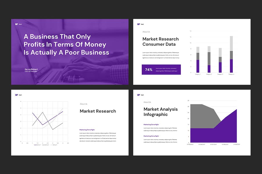 商业营销主题keynote模板模板 - 顶尖PPT