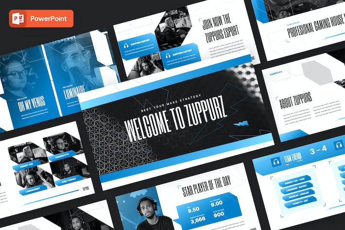 现代游戏开发设计方案PPT模板 - 顶尖PPT