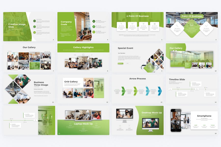 环保委员会商业主题keynote模板 - 顶尖PPT