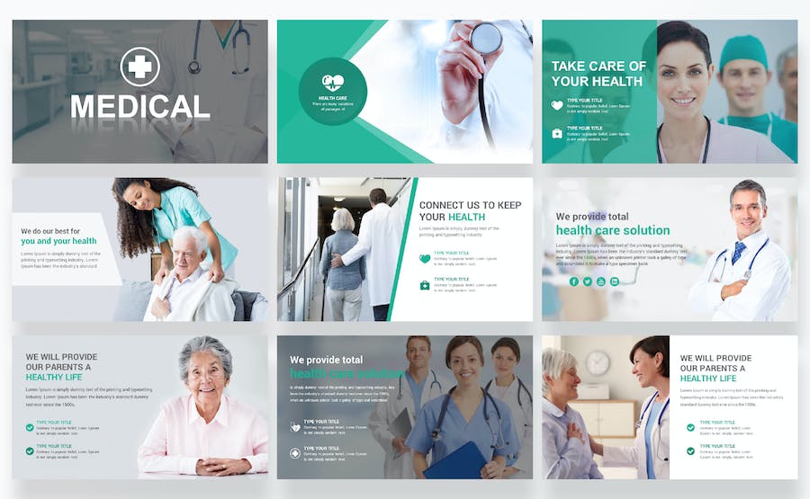 医疗诊疗专业讲座Keynote模板 - 顶尖PPT