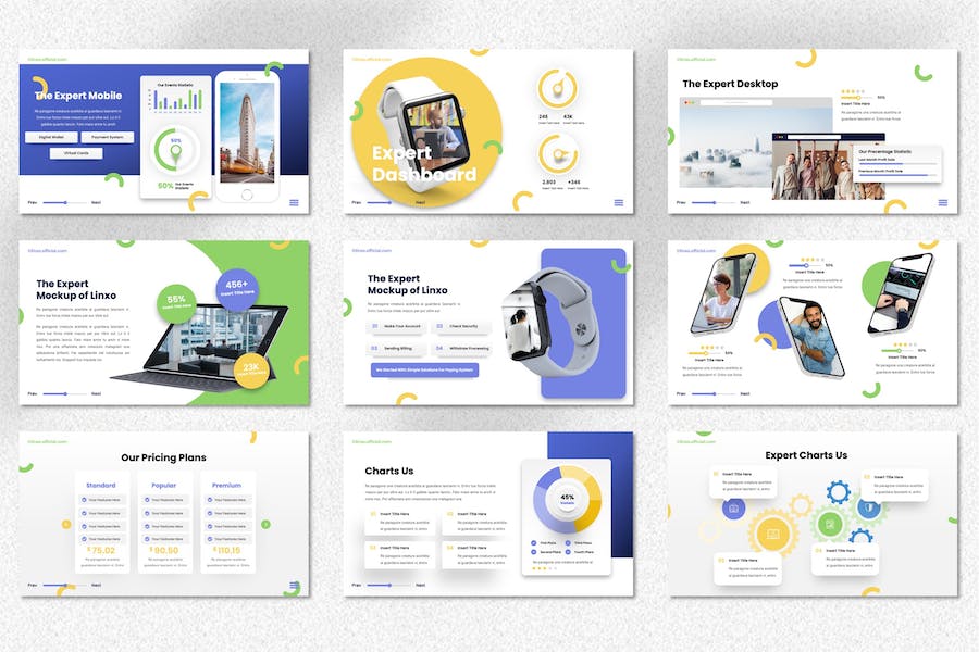 钱包支付金融科技应用PPT模板 - 顶尖PPT