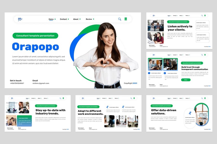 咨询服务讲述方案展示业务推介运营Keynote模板 - 顶尖PPT