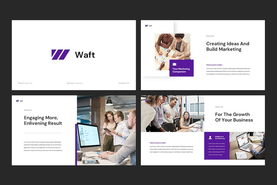 商业营销主题keynote模板模板 - 顶尖PPT