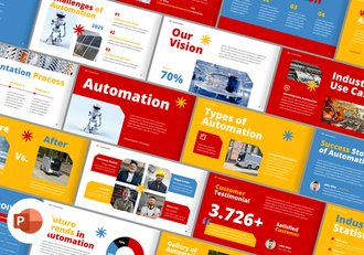 AI人工智能自动化PPT模板 - 顶尖PPT