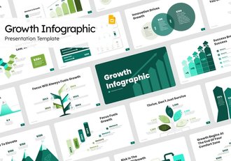 数据增长信息图形图表PPT模板 - 顶尖PPT