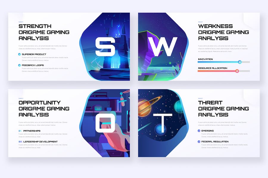 游戏演播室主题演讲keynote模板 - 顶尖PPT