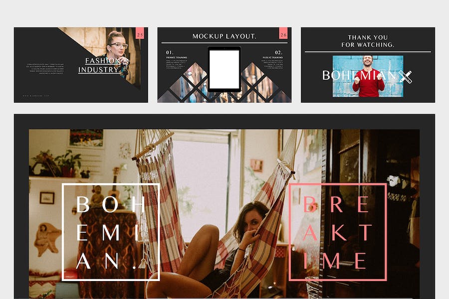 时尚产品目录品牌推广营销方案Keynote模板 - 顶尖PPT