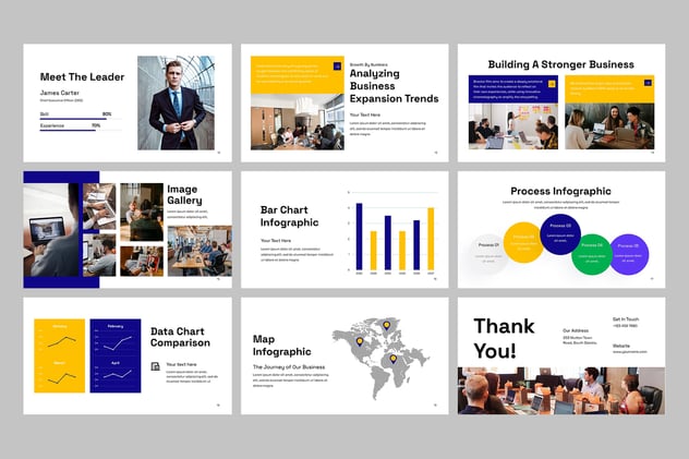 业务增长发展战略PPT模板 - 顶尖PPT