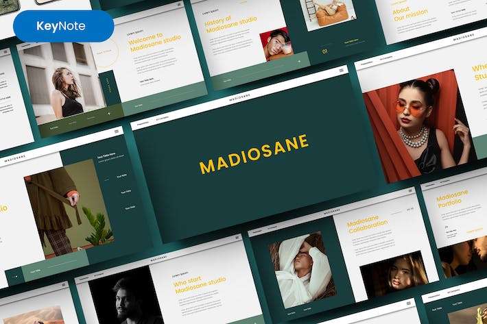 欧美商务风主题演讲展示Keynote模板 - 顶尖PPT