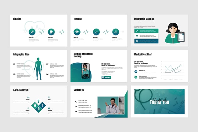 医疗会议报告项目介绍keynote模板 - 顶尖PPT