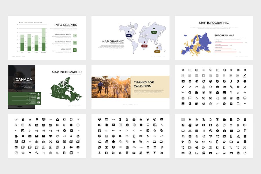简约多用途项目报告团队展示PPT模板 - 顶尖PPT