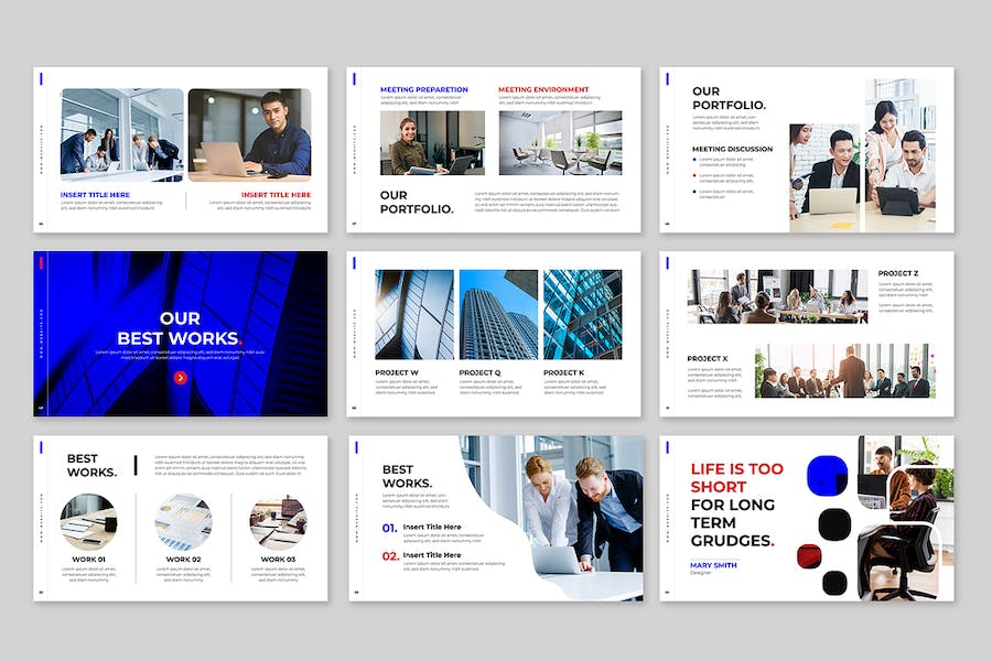 商务品牌建设方案展示PPT模板 Retry - 顶尖PPT