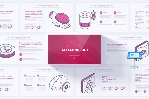 人工智能技术主题keynote模板 - 顶尖PPT