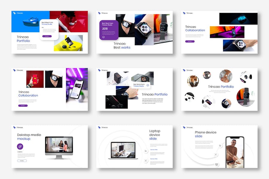 商务风格公司会议项目合作keynote模板 - 顶尖PPT