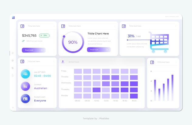 KPI业绩指标监测系统PPT模板 - 顶尖PPT