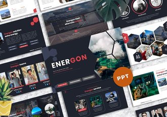 备用电源能源供应管理PPT模板 - 顶尖PPT